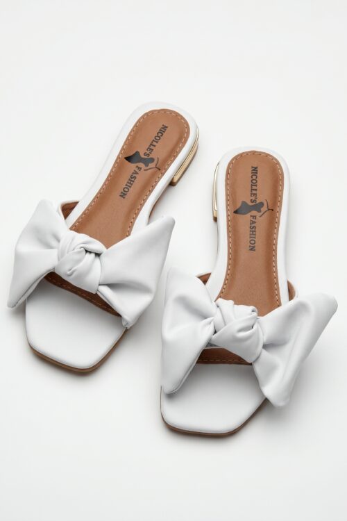 Sandalias chongo blanco