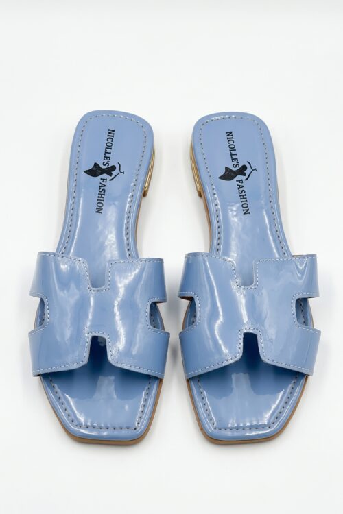 Sandalias H azul