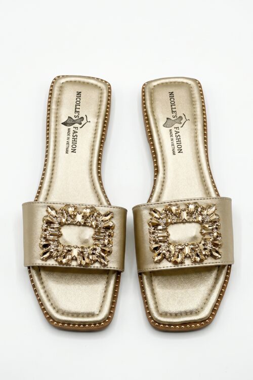 Sandalia Cuadrado gemas