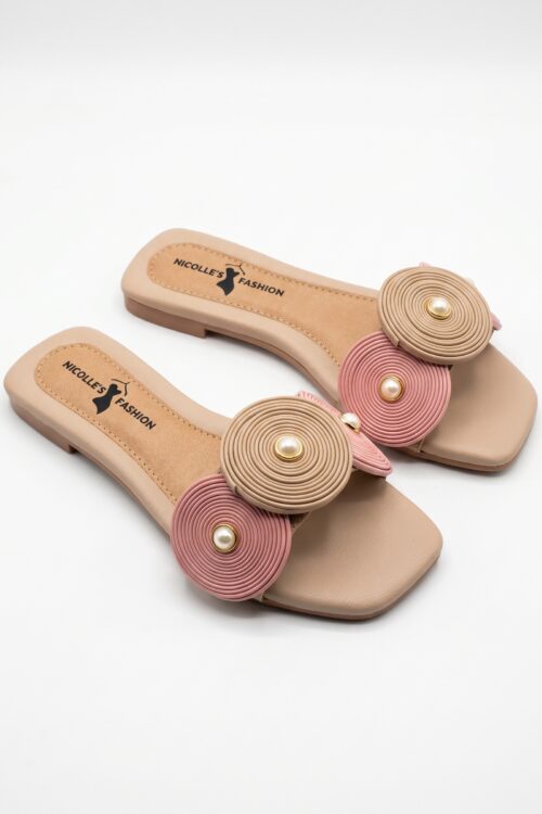 Sandalia Beige Color pastel