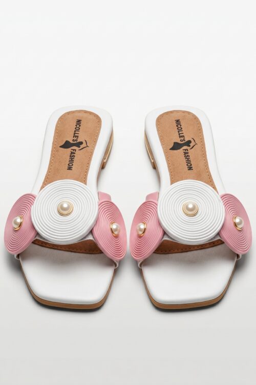 Sandalias Blancas tipo Pastel